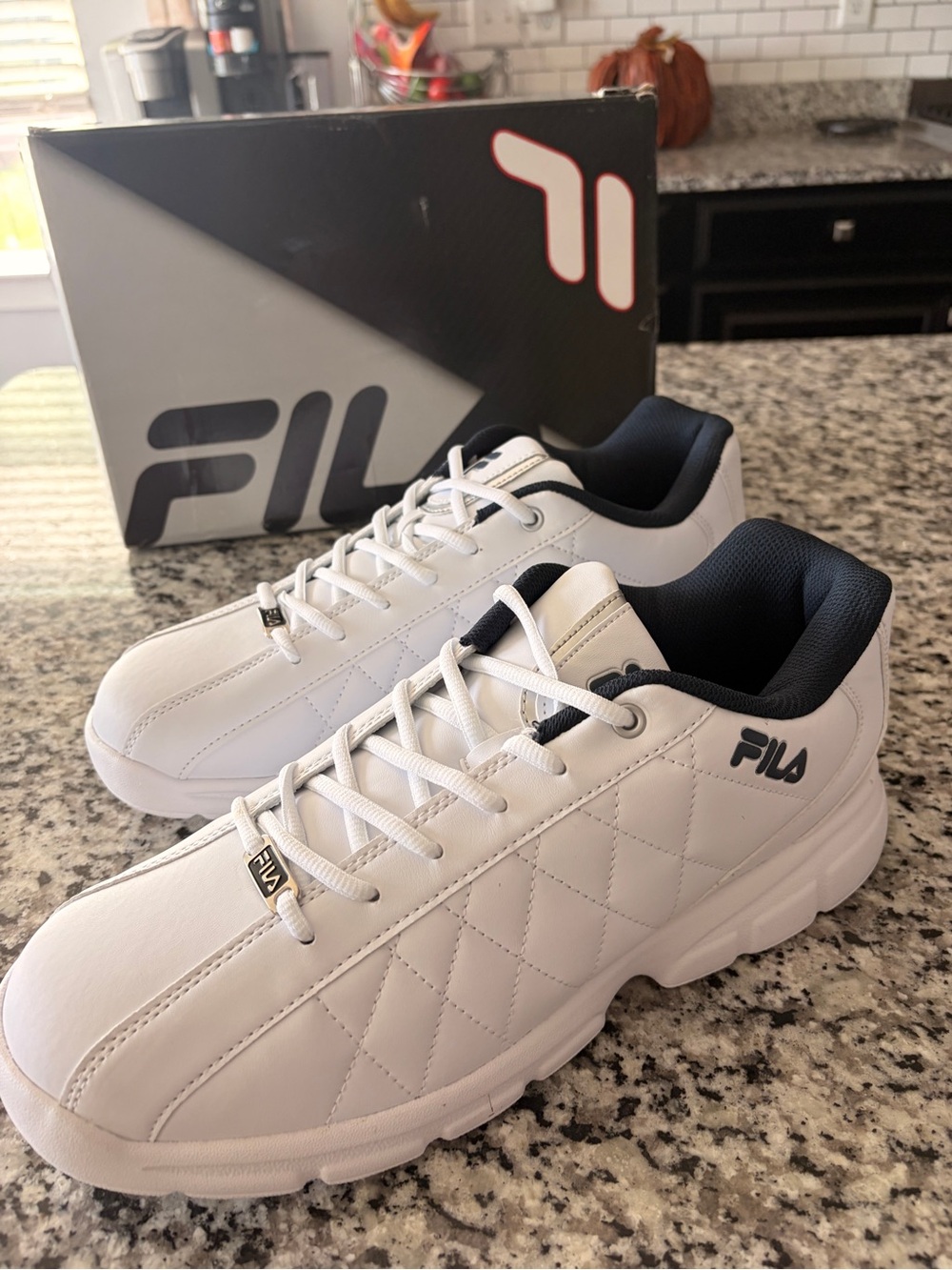 NWT FILA Men's 13 White Casual Tennis Shoes